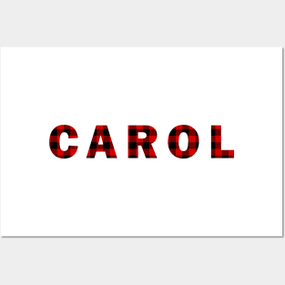 Carol (Red Plaid) Posters and Art